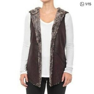 True Grit Chocolate Faux Fur Vest
